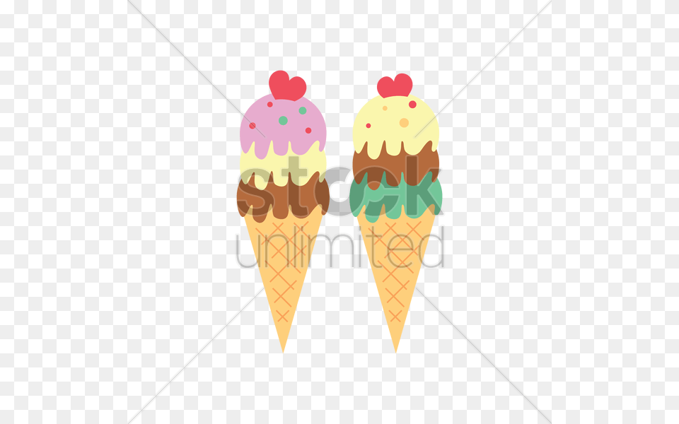 Transparent Waffle Cone Ice Cream Cone, Dessert, Food, Ice Cream, Baby Png Image