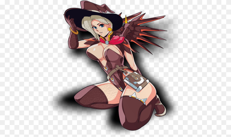 Transparent Waifu Mercy Waifu, Book, Comics, Publication, Adult Free Png