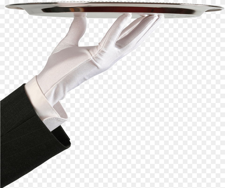 Transparent Waiter Hand, Clothing, Glove, Adult, Female Png Image