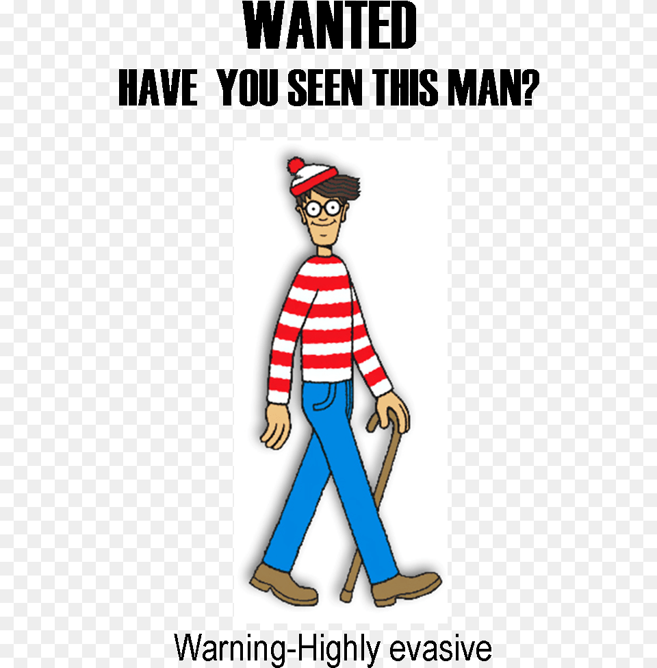 Waldo Wheres Waldo, Boy, Child, Person, Male Free Transparent Png