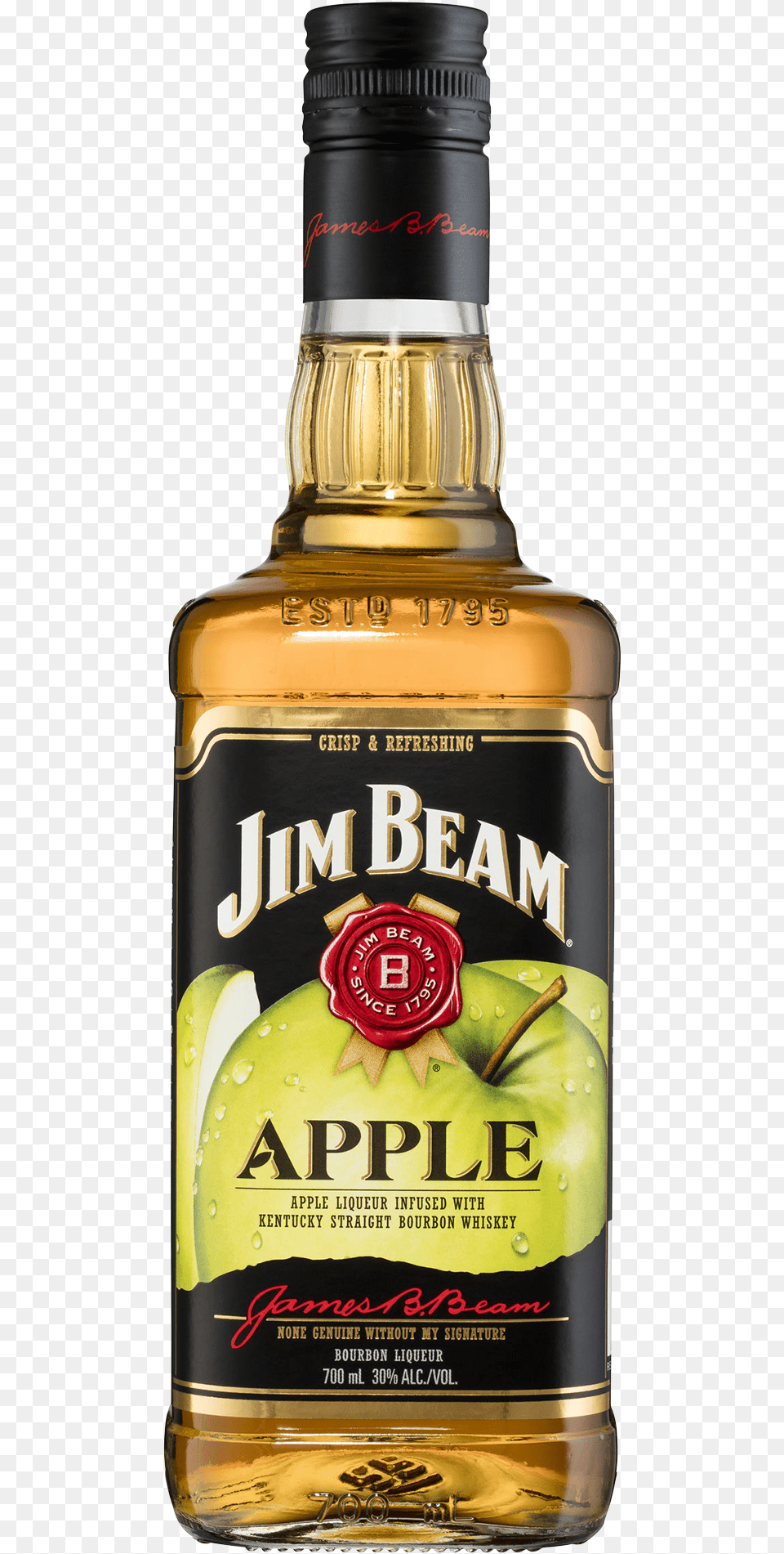 Transparent Walgreens Logo Transparent Jim Beam Apple, Alcohol, Beverage, Liquor, Bottle Free Png Download