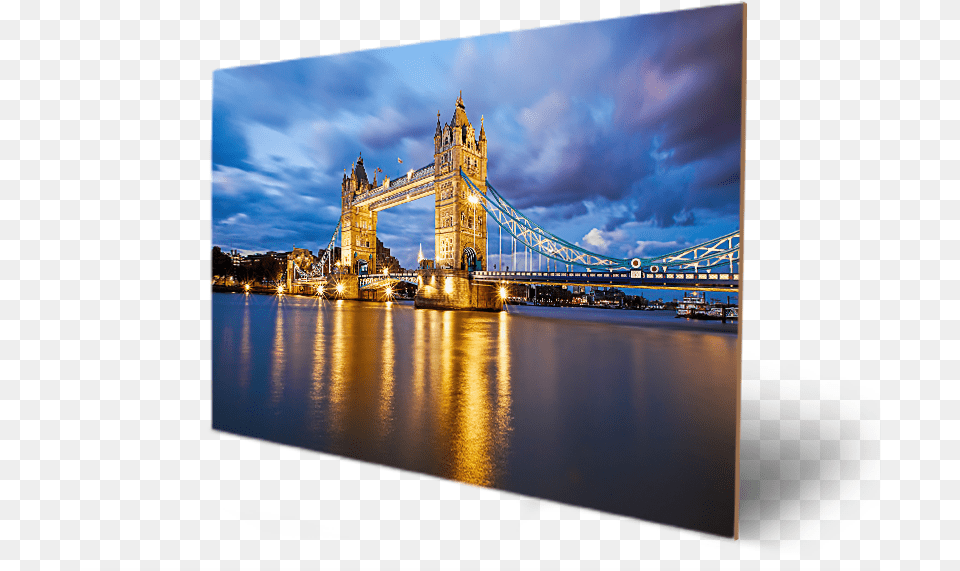 Transparent Wall Art, City, Metropolis, Urban, Bridge Png