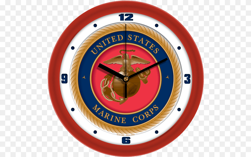 Wall Clock United States Marine Corps Seal Vector, Wall Clock, Analog Clock, Disk, Animal Free Transparent Png