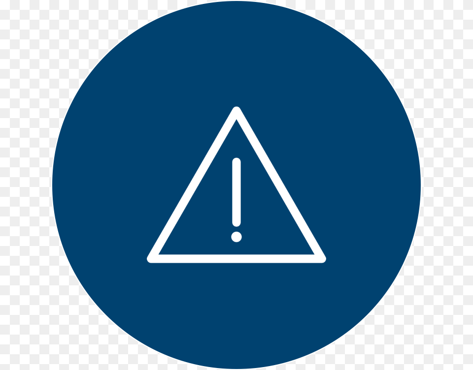 Transparent Warning Sign Setting Icon Blue, Triangle, Disk, Symbol Png Image