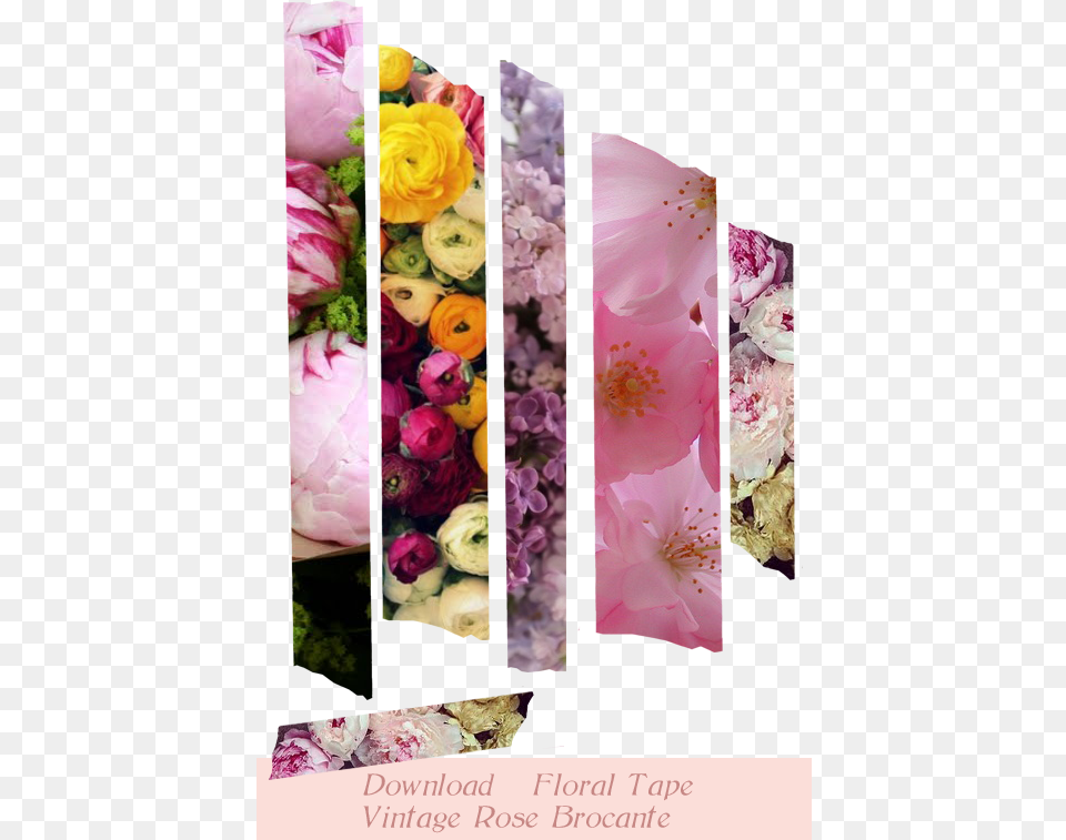 Washi Tape Persian Buttercup, Flower Bouquet, Plant, Petal, Flower Free Transparent Png