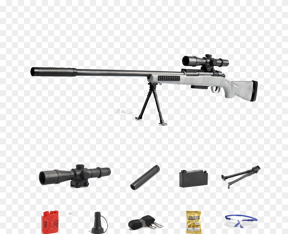Transparent Water Gun Clipart Plastic Toy Sniper, Firearm, Rifle, Weapon, Handgun Free Png