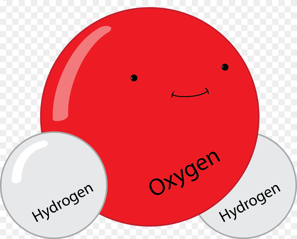 Transparent Water Molecule Water Molecule With Smile, Sphere, Balloon, Diagram Png Image