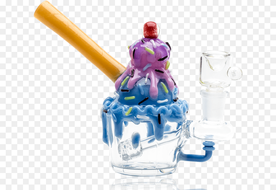 Transparent Water Pipe Action Figure, Cream, Dessert, Food, Ice Cream Free Png Download
