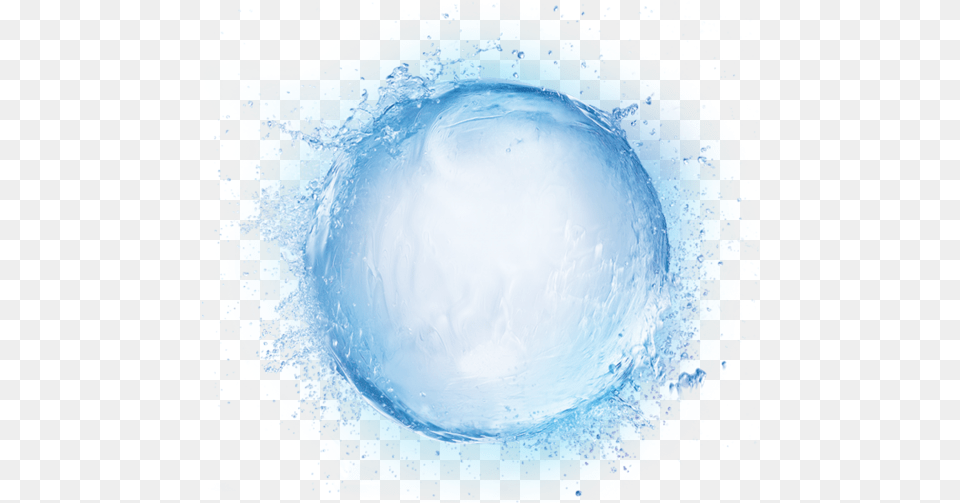 Transparent Water Splash, Nature, Outdoors, Sphere, Ice Free Png Download