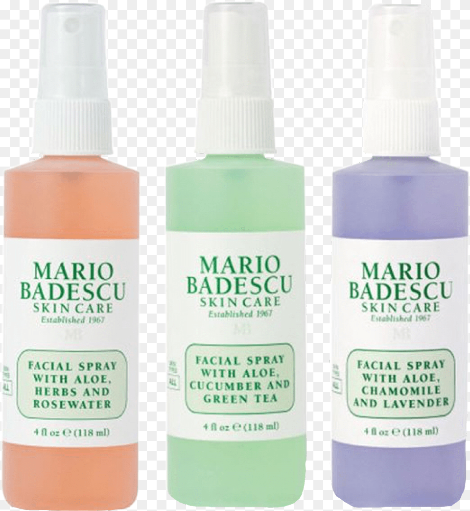 Transparent Water Spray Mario Badescu Spray, Bottle, Lotion, Cosmetics, Perfume Png