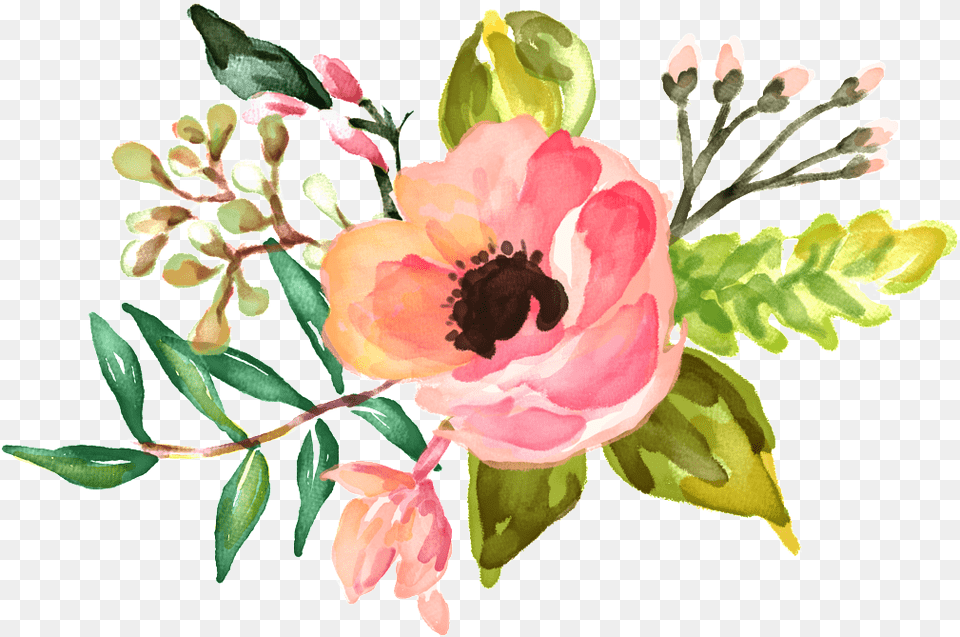 Transparent Watercolor Bouquet Botanique, Flower, Plant, Art, Floral Design Free Png