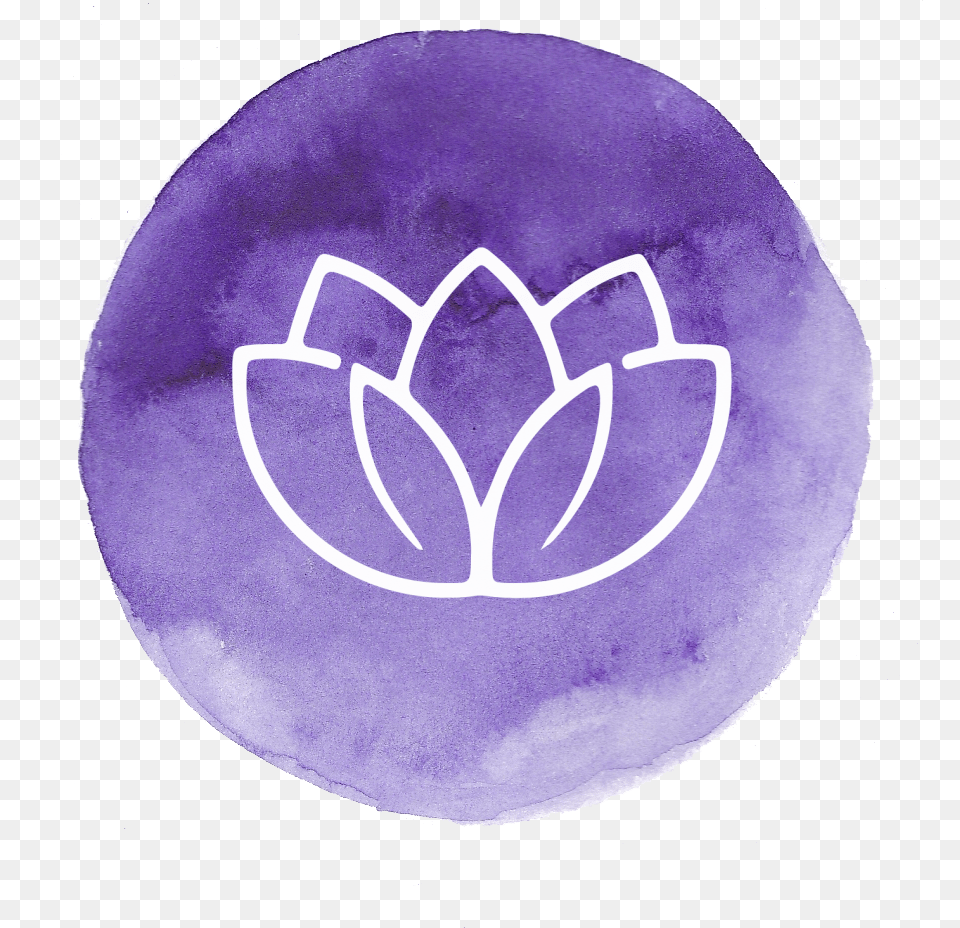 Transparent Watercolor Circle Emblem, Home Decor, Purple, Rug, Accessories Png