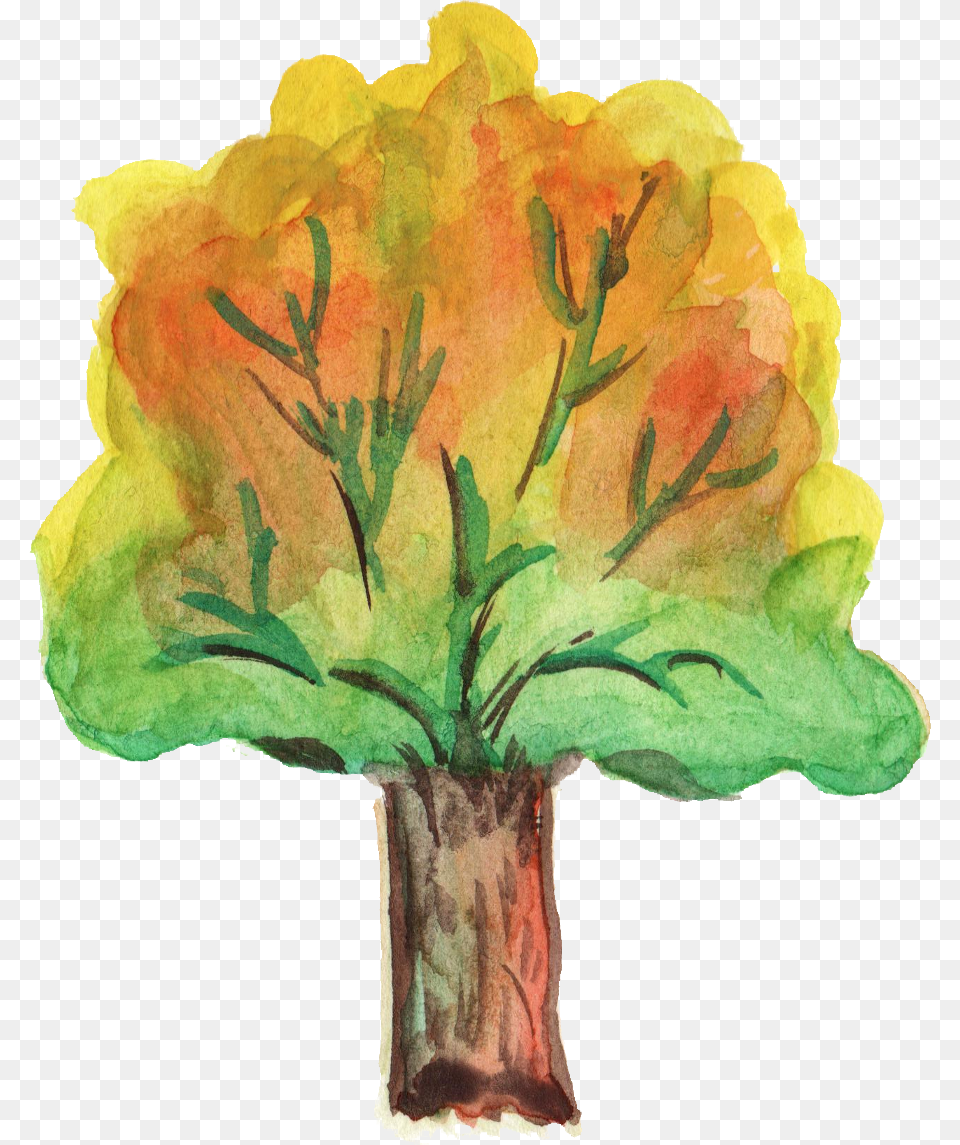 Watercolor Fall Tree, Art, Painting, Plant, Modern Art Free Transparent Png