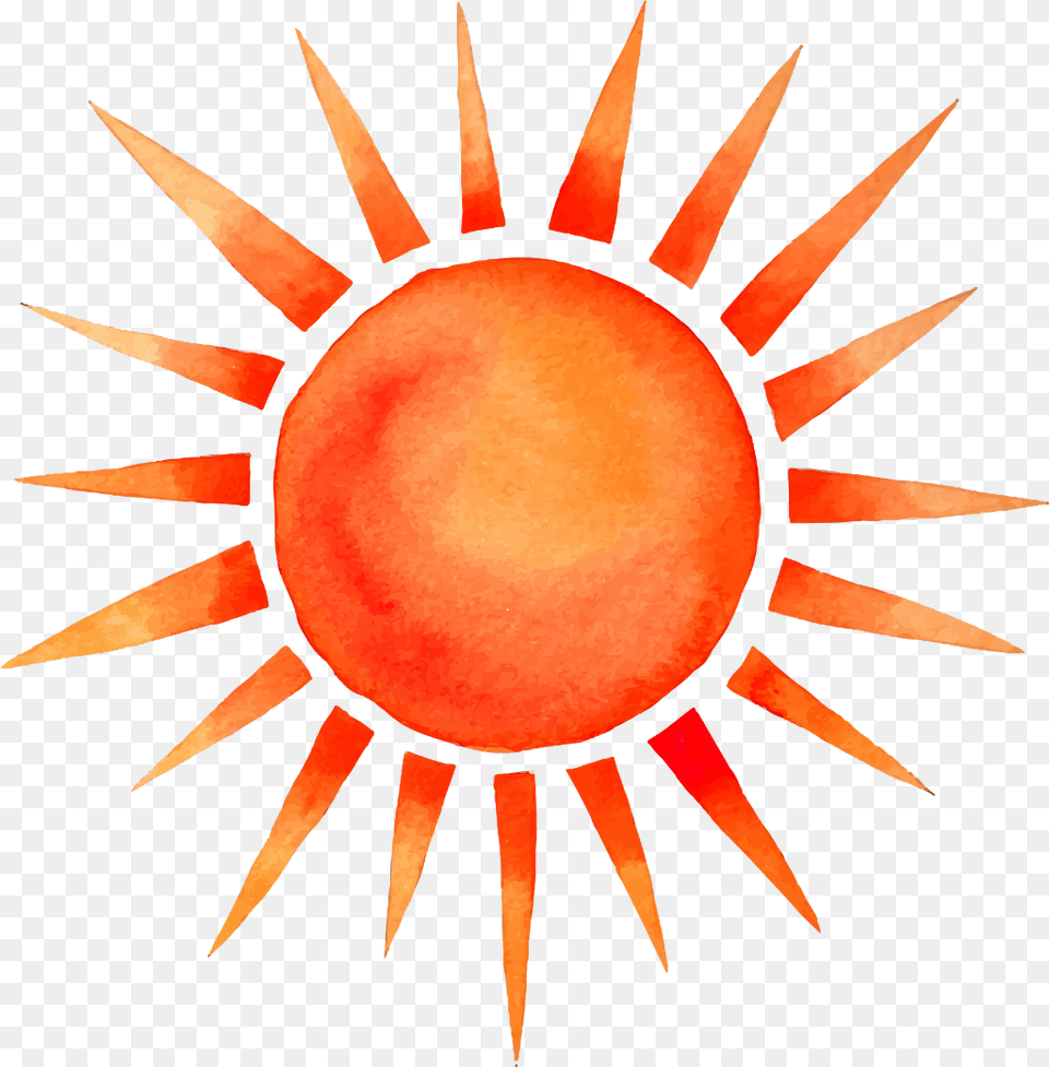 Transparent Watercolor Sun, Nature, Outdoors, Sky, Home Decor Free Png