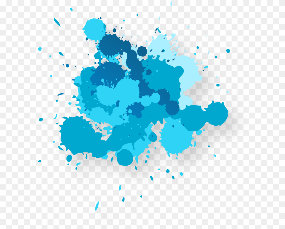 Transparent Watercolors Droplet Paint Splash Blue, Person, Stain, Face, Head Free Png Download