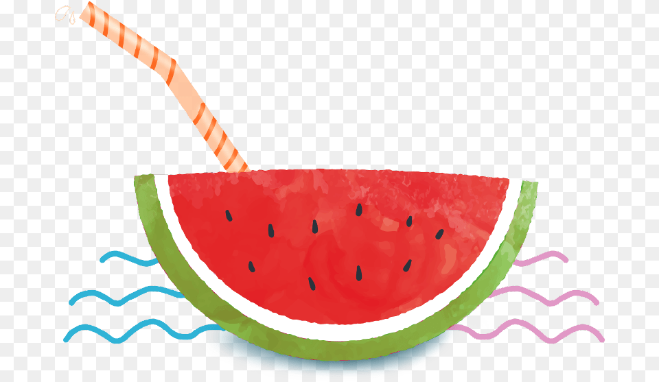 Watermelon Emoji Watercolor Summer, Food, Fruit, Plant, Produce Free Transparent Png