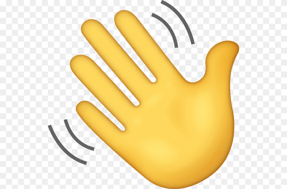 Transparent Waving Hand Emoji, Body Part, Clothing, Finger, Glove Png Image