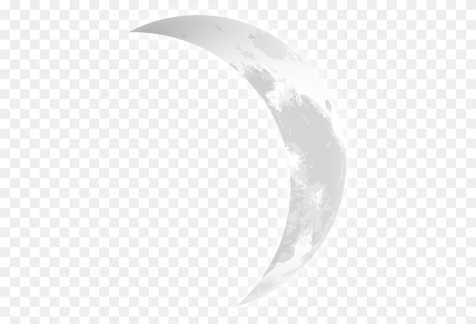 Transparent Waxing Crescent Moon, Astronomy, Nature, Night, Outdoors Free Png Download