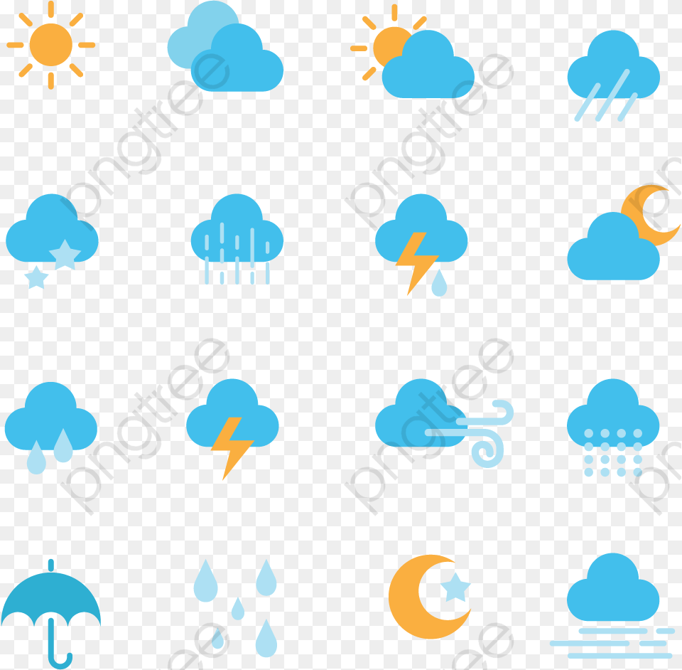Transparent Weather Clip Art Weather Symbols Png