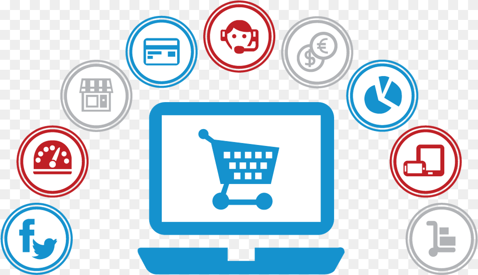 Transparent Web Development Icon, Shopping Cart Png