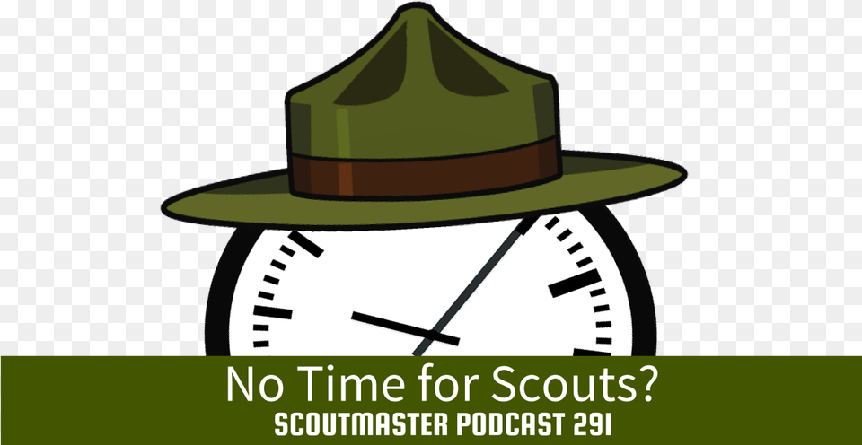 Transparent Webelos Scoutmasters Hat Cartoon, Clothing, Analog Clock, Clock Free Png Download