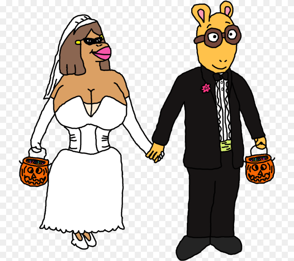 Wedding Couple Cartoon Arthur And Francine Wedding, Adult, Publication, Person, Woman Free Transparent Png