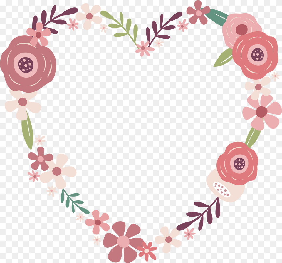 Transparent Wedding Flowers Dessin Couronne De Fleurs Rose, Art, Floral Design, Graphics, Pattern Free Png