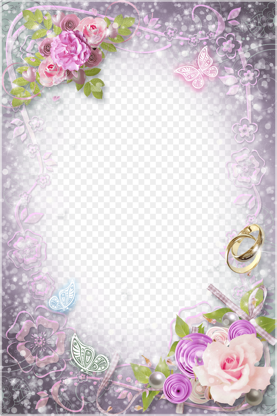 Wedding Frame, Graphics, Art, Collage, Pattern Free Transparent Png