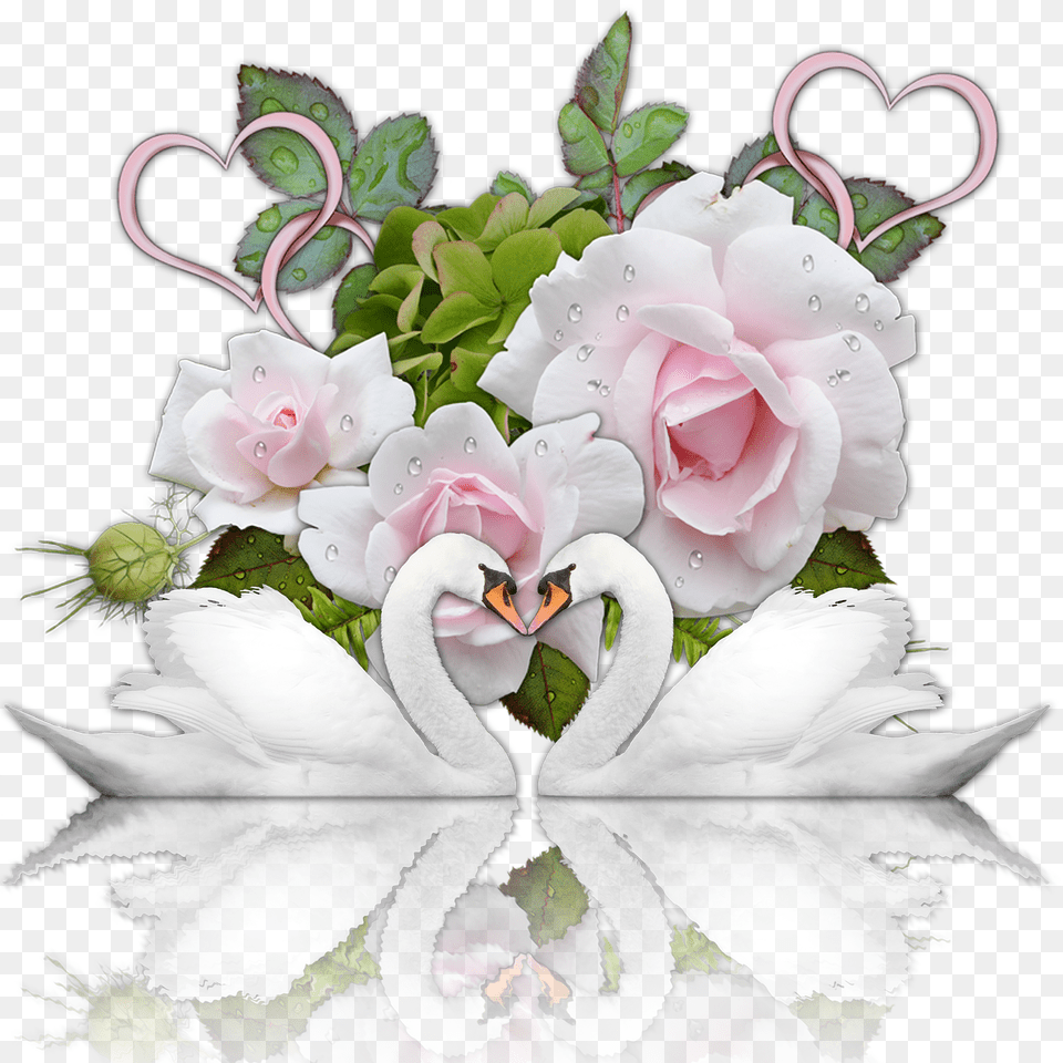 Transparent Wedding Heart Friend On Your Wedding Day, Flower, Flower Arrangement, Flower Bouquet, Plant Png Image