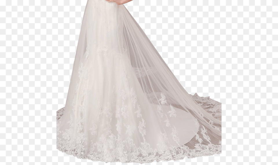 Transparent Wedding Lace Gown, Clothing, Dress, Fashion, Formal Wear Free Png