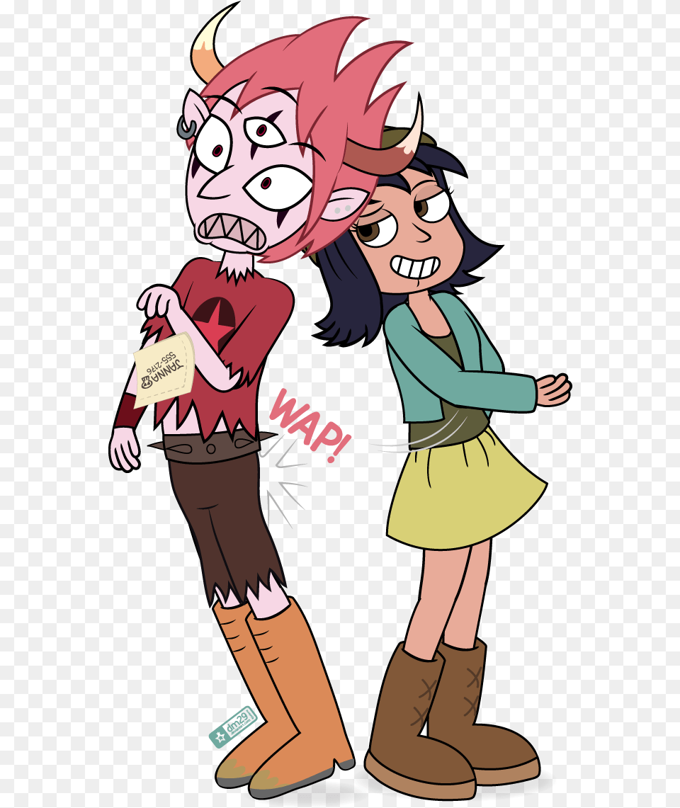 Transparent Weird Star Vs The Forces Of Evil Janna X Tom, Book, Comics, Publication, Person Png