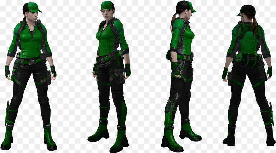 Transparent Wesker Soldier, Green, Clothing, Pants, Male Free Png