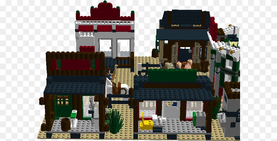 Transparent Western Background House, Toy, Lego Set, Architecture, Building Png Image