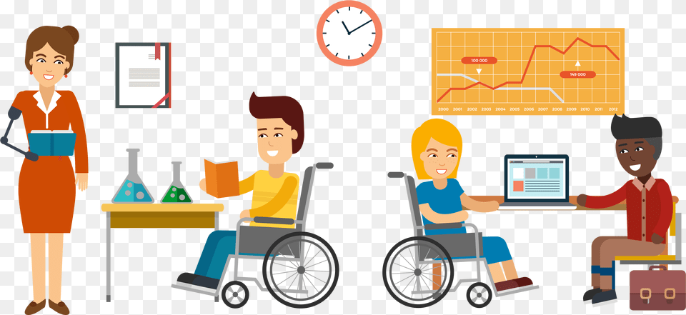 Transparent Wheelchair Person Wheelchair, Furniture, Adult, Female, Woman Free Png