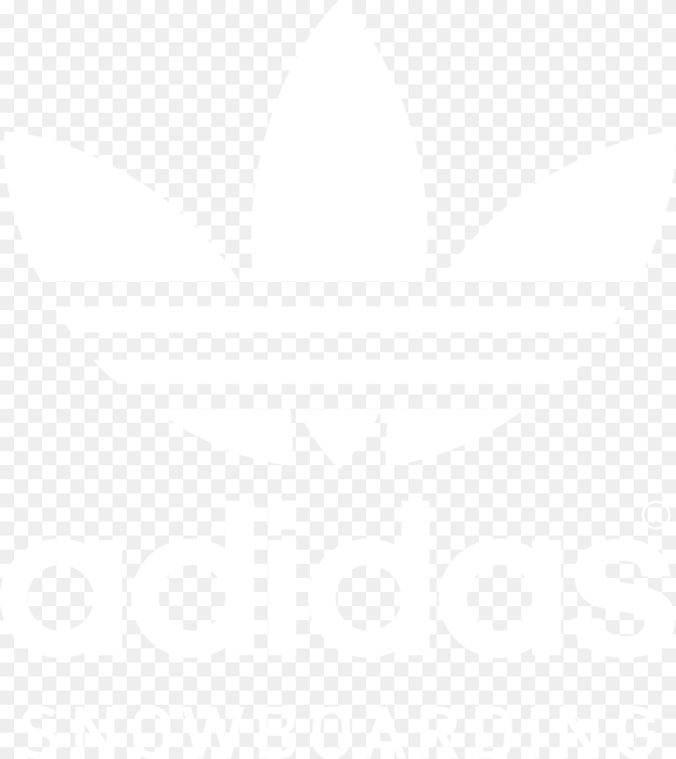 White Adidas Logo Background Adidas White Logo, Cutlery Free Transparent Png