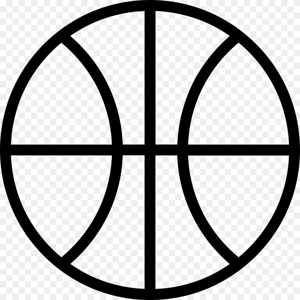 Transparent White Basketball Balon De Basquetbol Para Dibujar, Cross, Symbol, Logo Png Image