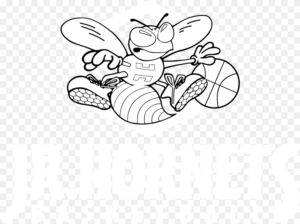 Transparent White Basketball Cartoon, Wasp, Invertebrate, Insect, Bee Free Png