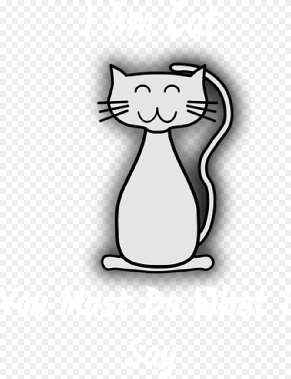Transparent White Cat Clipart, Advertisement, Animal, Mammal, Pet Png
