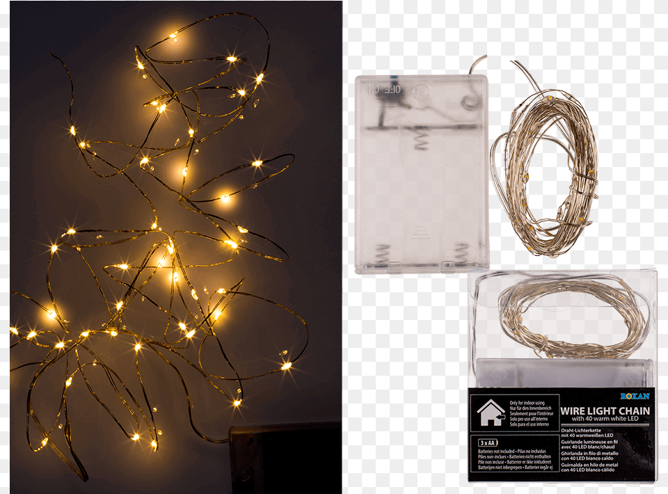 Transparent White Christmas Lights Led Light Wire, Accessories, Jewelry Png