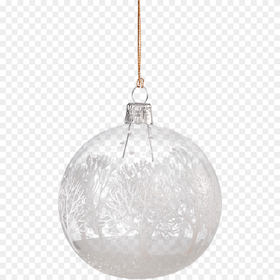 Transparent White Christmas Ornament Christmas Ornament, Accessories, Chandelier, Lamp Free Png