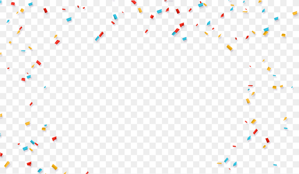White Confetti Party Item, Paper Free Transparent Png