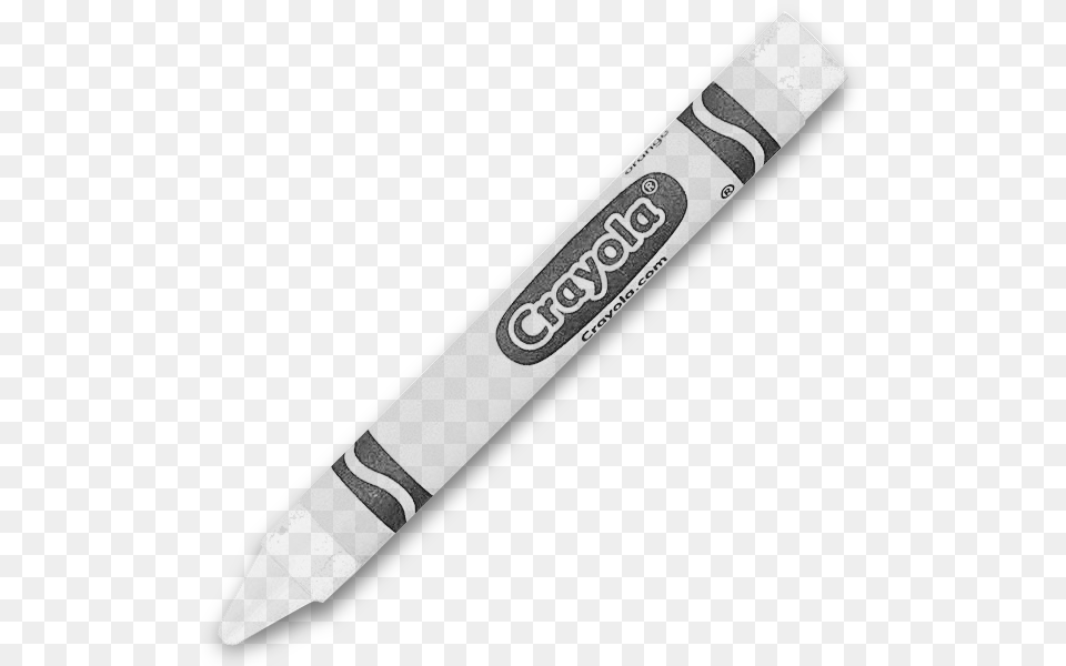 Transparent White Crayon Clipart Crayola Crayon Transparent Background, Blade, Dagger, Knife, Weapon Free Png