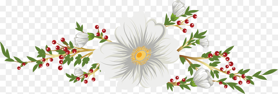 White Flower Clipart Transparente Flores Blancas, Art, Floral Design, Graphics, Pattern Free Transparent Png
