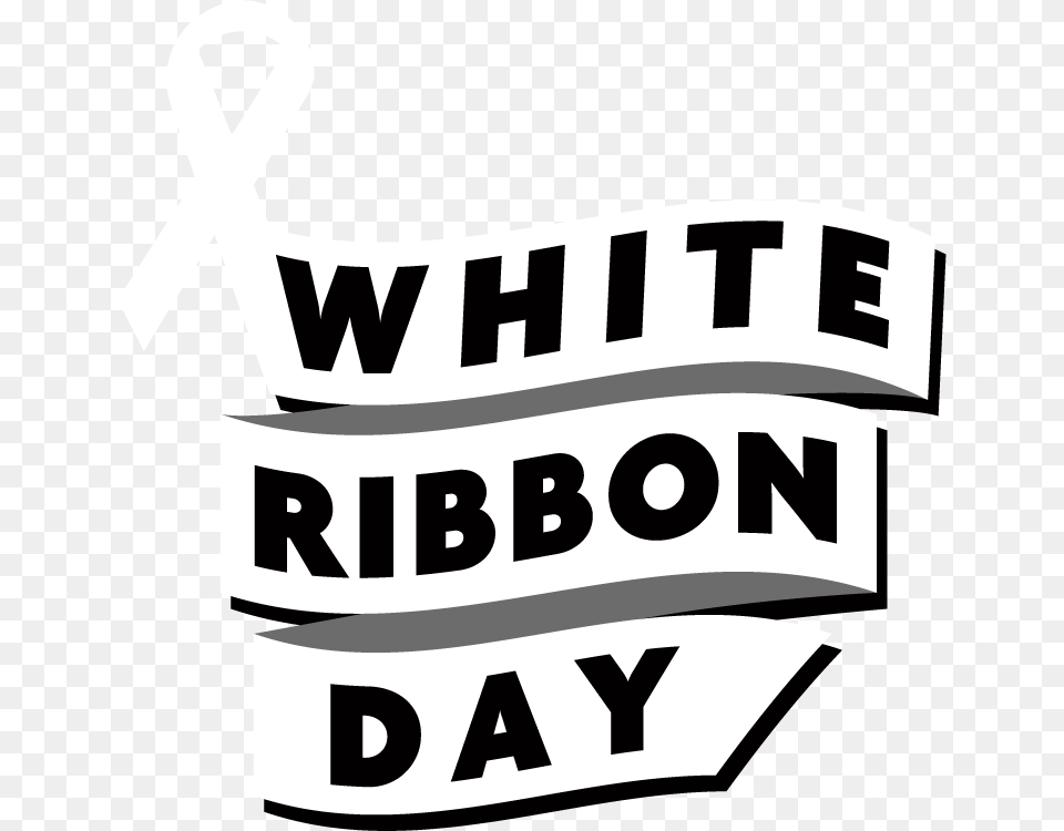 Transparent White Ribbon Illustration, Sticker, Text, Banner, Dynamite Free Png Download