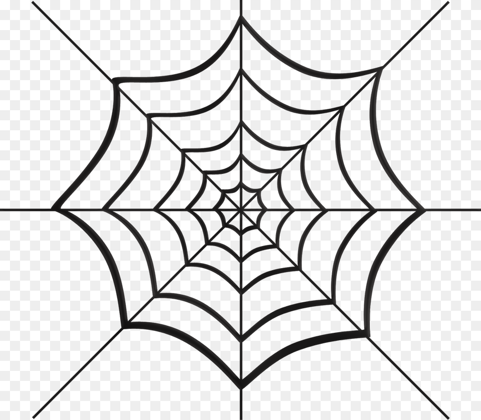 White Spider Web Cobweb Halloween, Spider Web Free Transparent Png