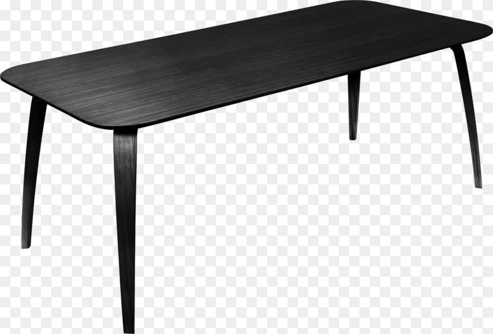 White Table Gubi Dining Table Rectangular, Coffee Table, Dining Table, Furniture, Desk Free Transparent Png