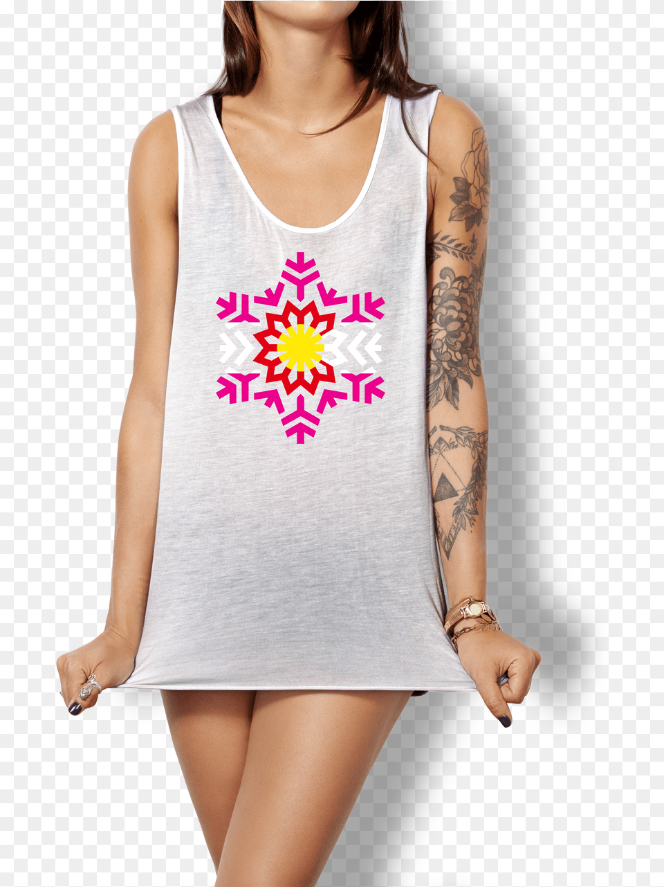 Transparent White Tank Top Tattoo Removal 3 Treatments, Clothing, Tank Top, Adult, Female Png