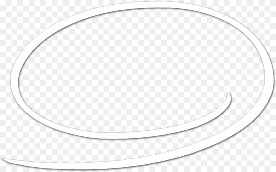Transparent White Underline Circle, Clothing, Hat, Oval Png Image