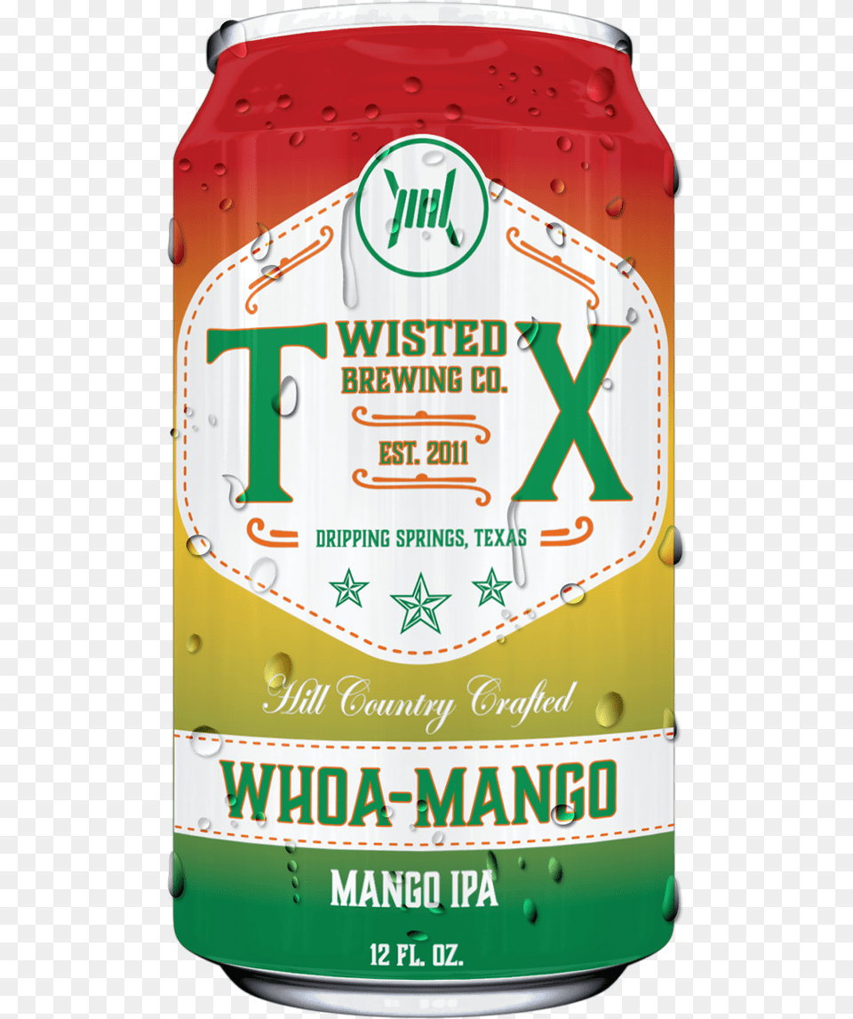 Transparent Whoa Twisted X Brewing Mango Ipa, Alcohol, Beer, Beverage, Lager Png