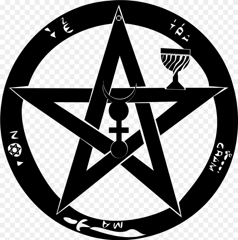 Wiccan Clipart Abe No Seimei Symbol, Cutlery, Lighting, Fork Free Transparent Png
